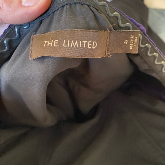 The Limited Purple Strapless Bow Dress - Picture 4 of 7